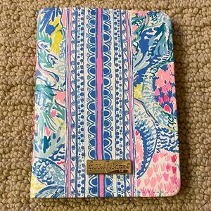 Lilly Pulitzer Blue and Pink passport cover